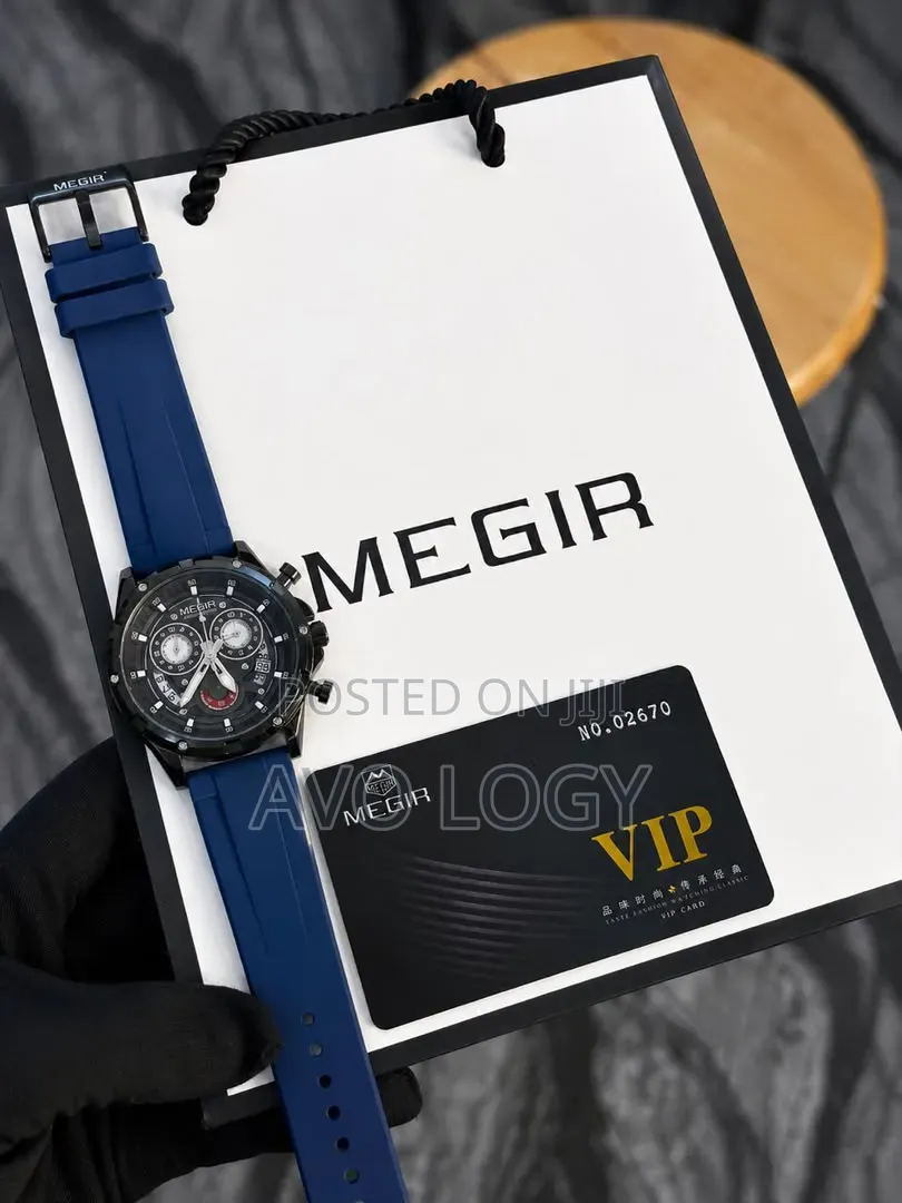 MEGIR Rubber Strap
Wristwatch