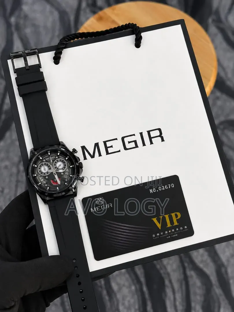 MEGIR Rubber Strap
Wristwatch