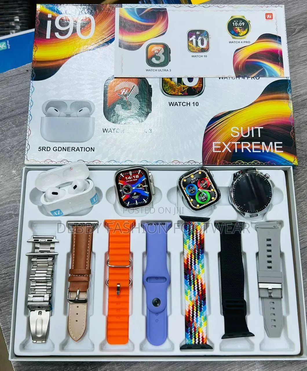 I90 Smart Watch 
AirPod Pro 
7 Strap Band