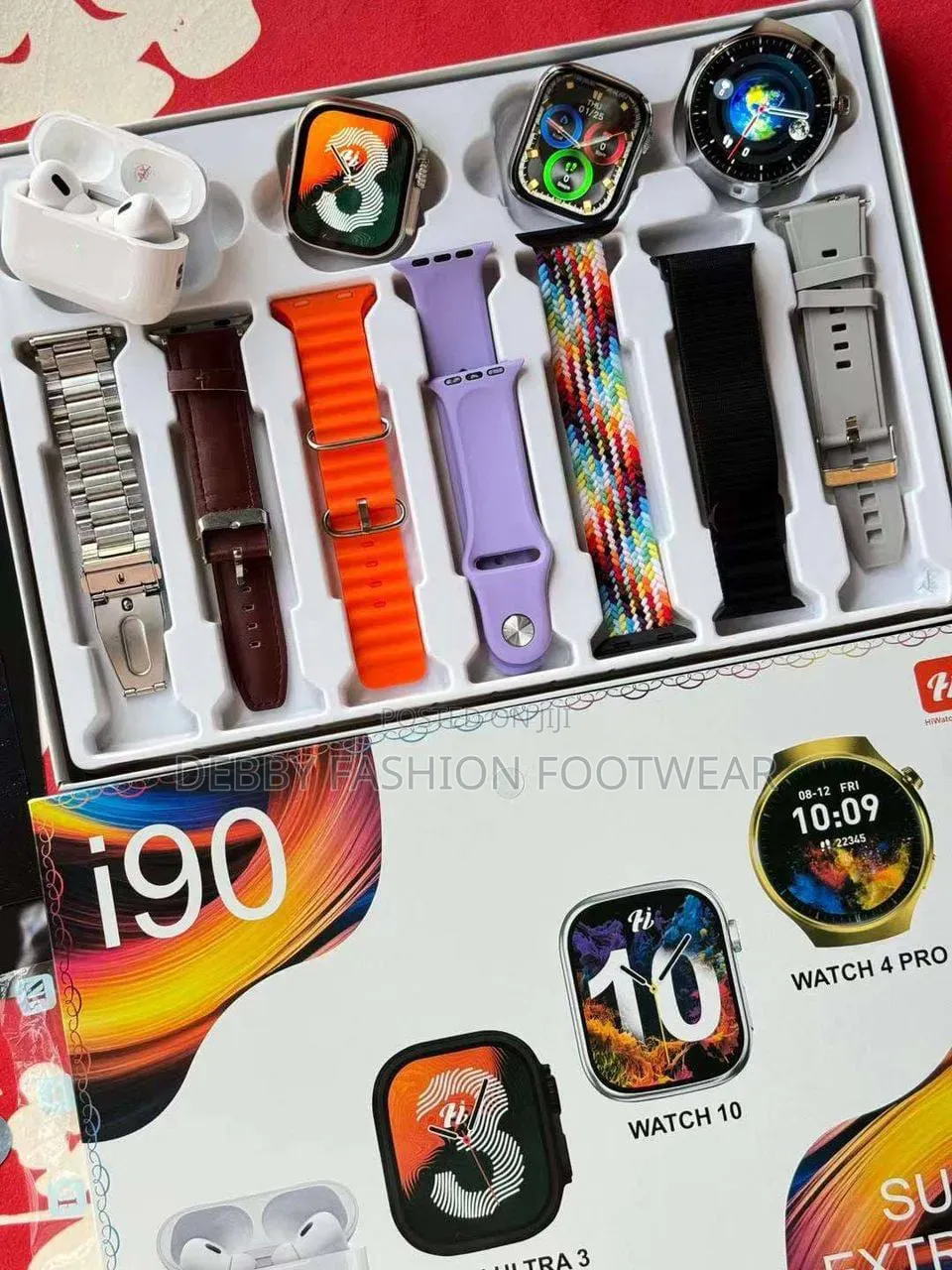 I90 Smart Watch 
AirPod Pro 
7 Strap Band