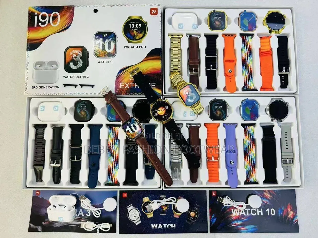 I90 Smart Watch 
AirPod Pro 
7 Strap Band