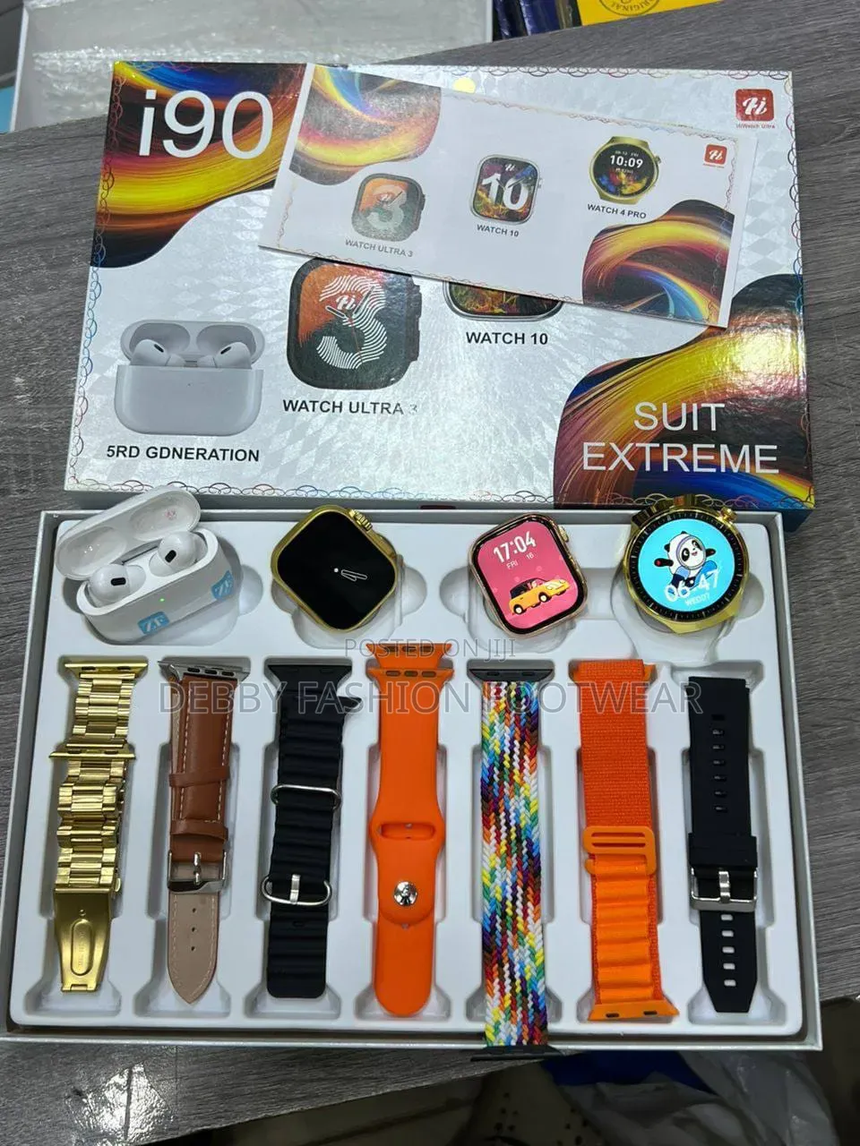 I90 Smart Watch 
AirPod Pro 
7 Strap Band