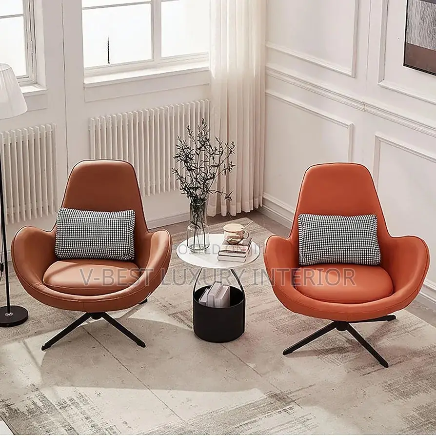 Swivel Accent Char, Original Leather
