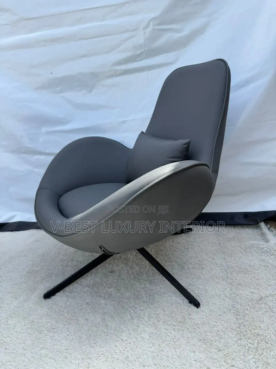 Swivel Accent Char, Original Leather