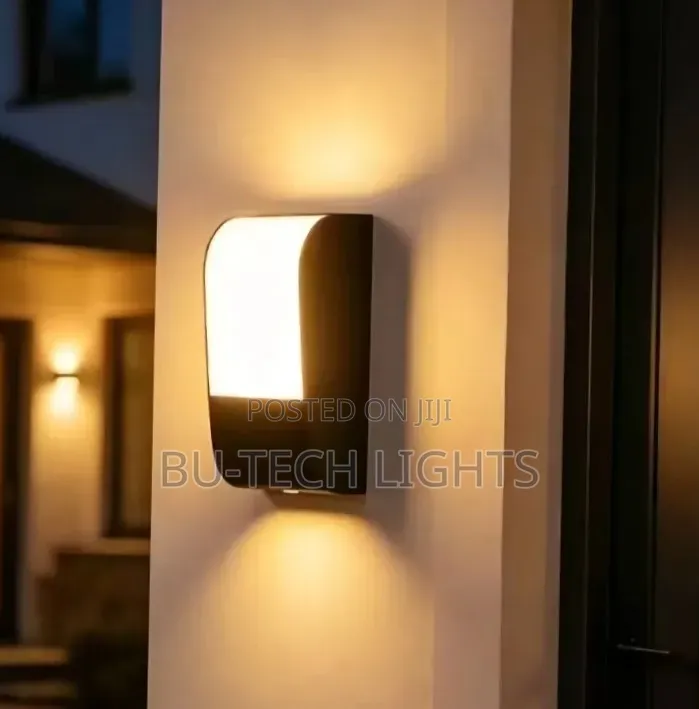 Curved Front-Facet Wall Light