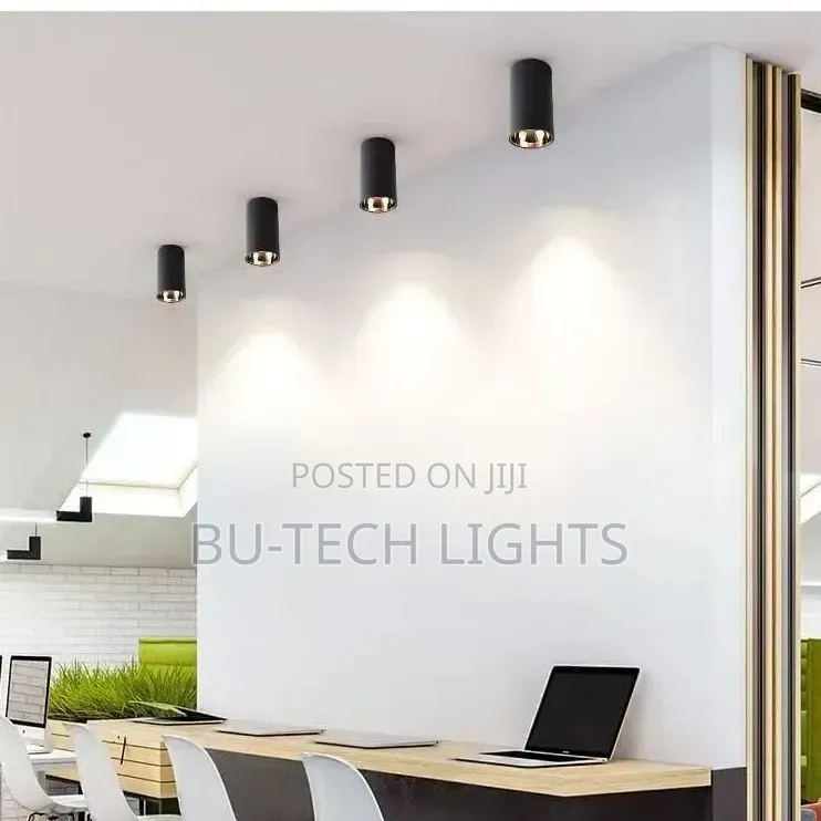 Surface-Mounted Cylindrical Spotlights