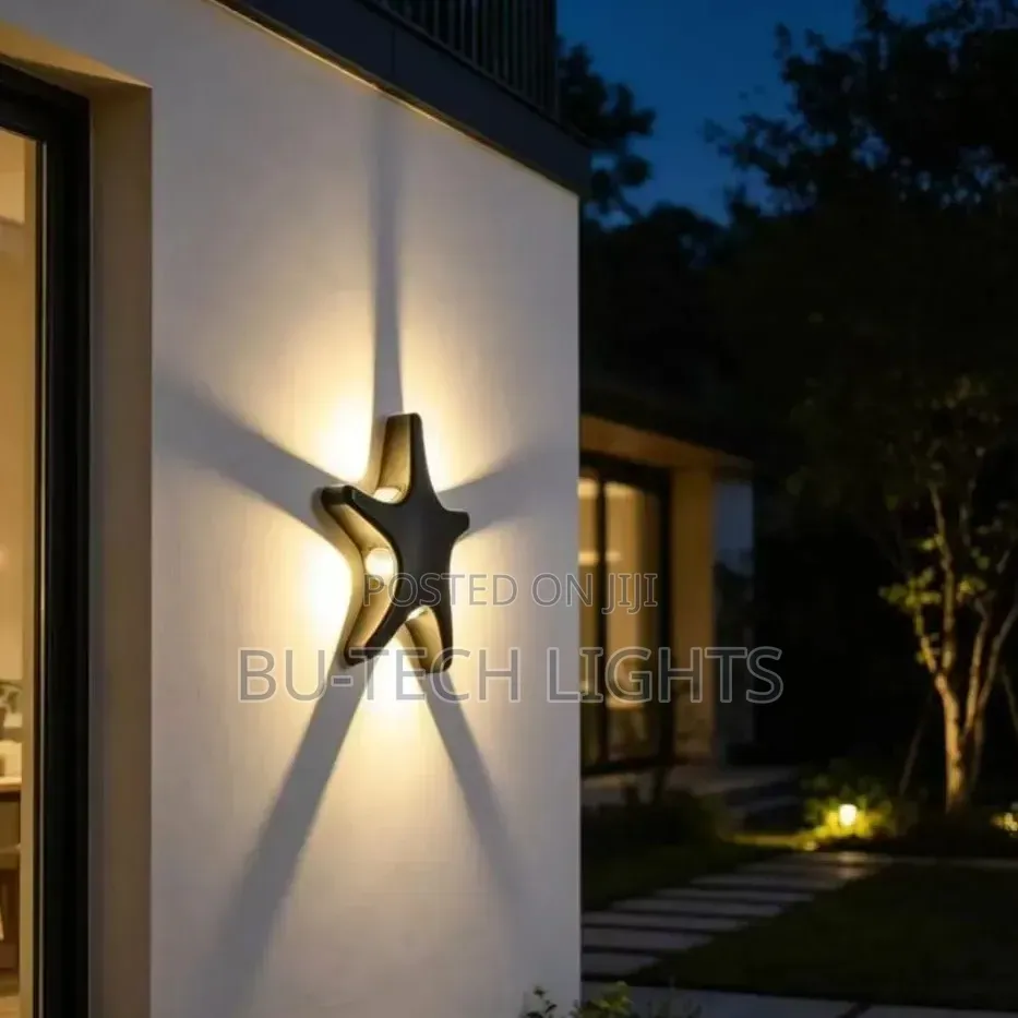 Star Shape Outdoor Wall Light