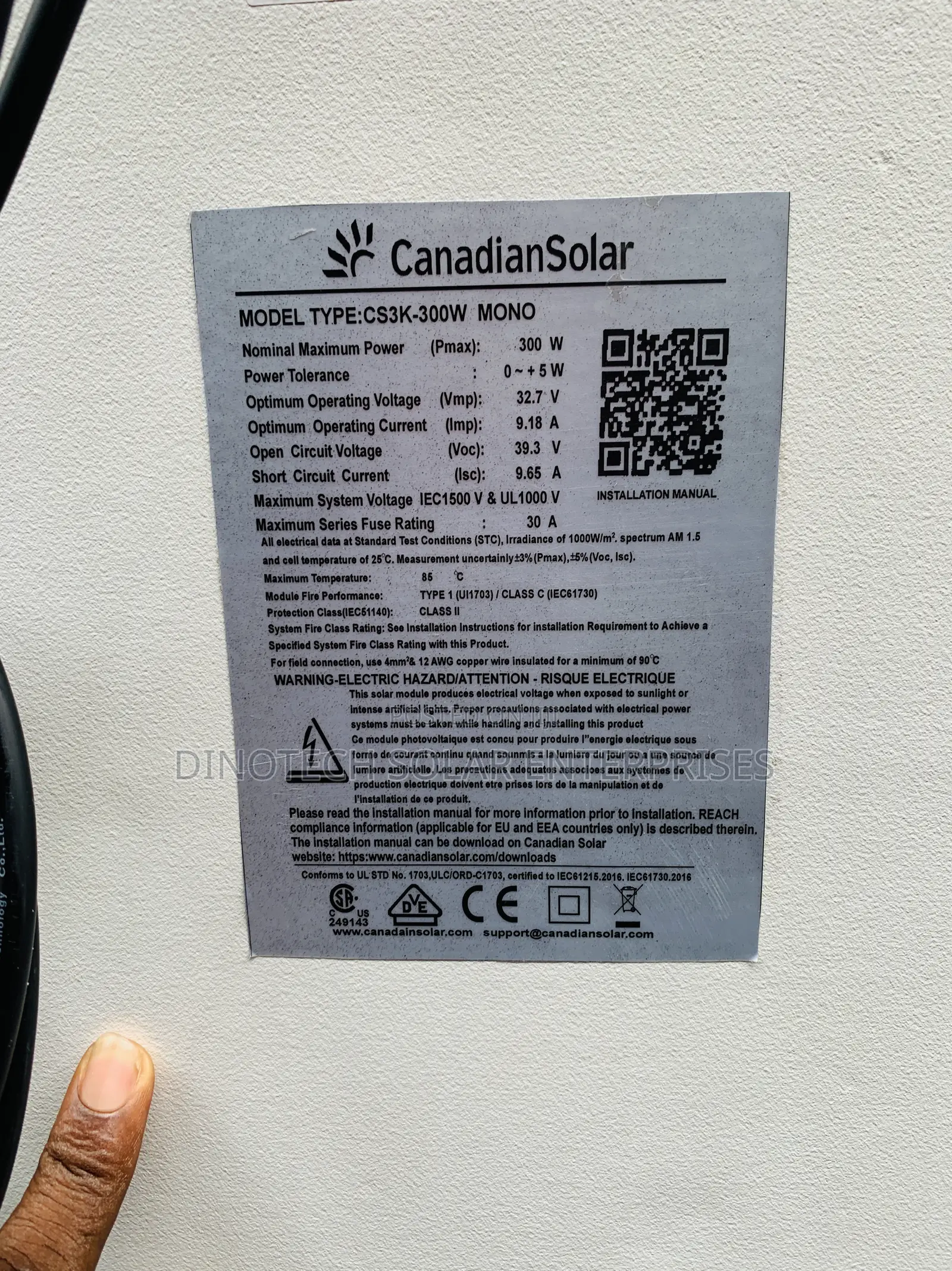 300w Canadian Solar Panels Mono Available