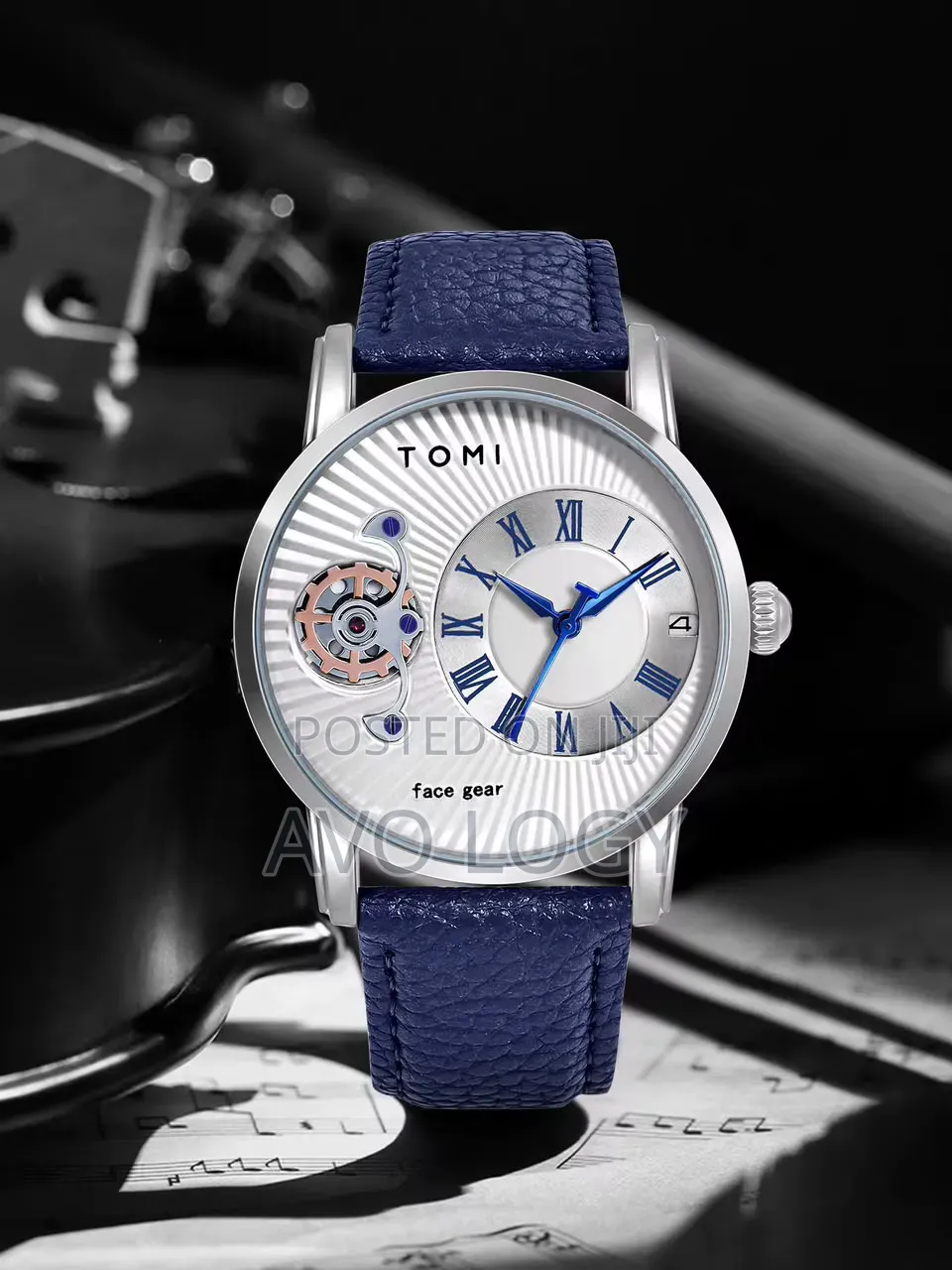 Tomi Leather Wristwatch