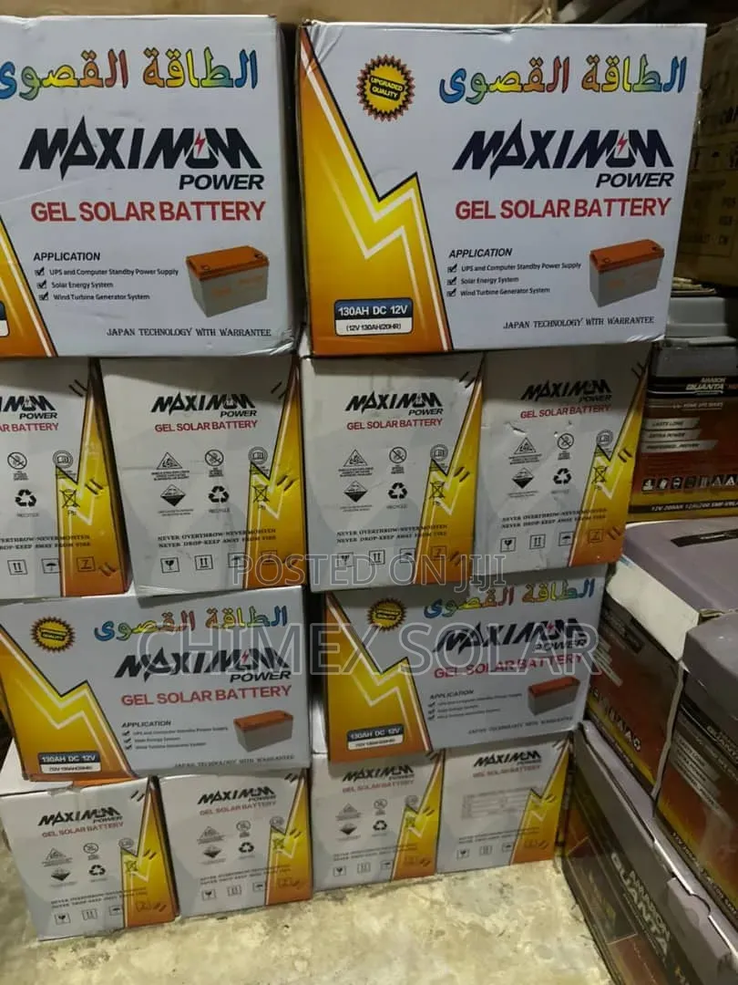 240ah Maximum and 200ah 12v Tubular and Dry Cell Batteries