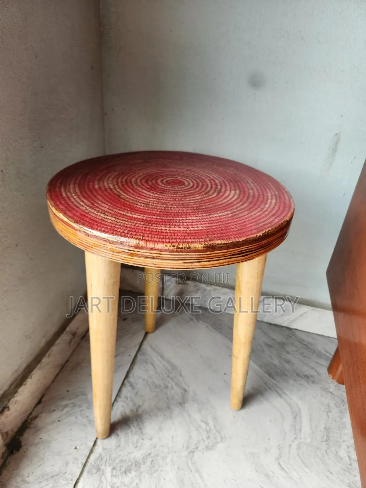 Stylish Wooden Epoxy Coated Side Table
