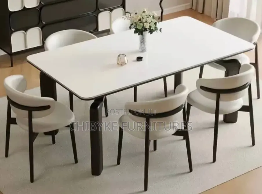 Marble Top Dining Table