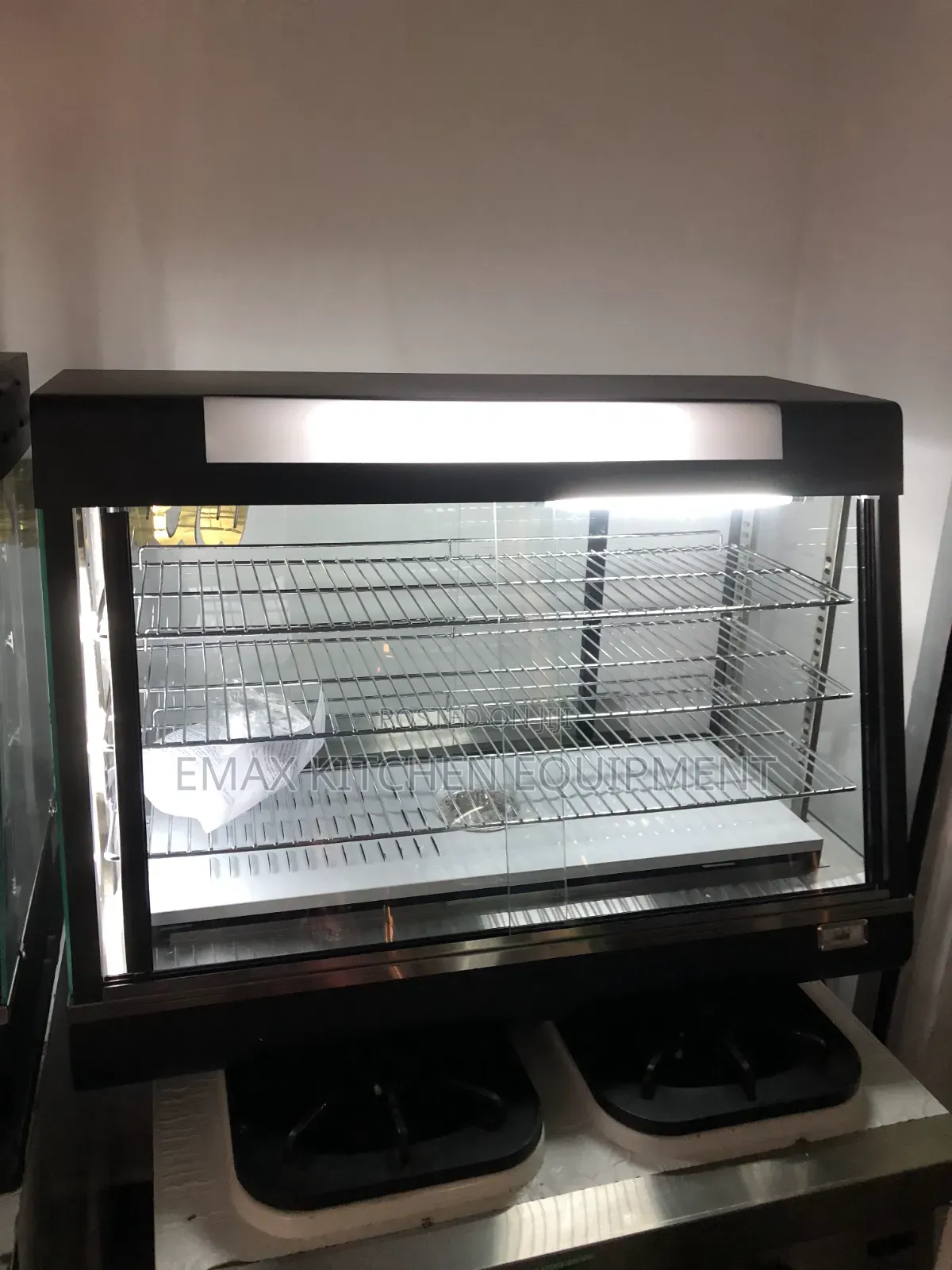 Black Snacks Warmer 3plates