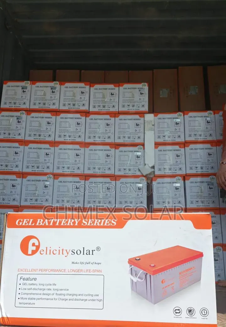 200ah Felicity Gel Batteries