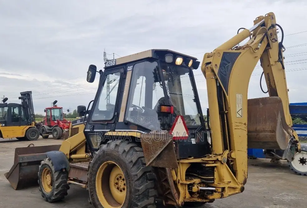 CAT 426B Turbo Backhoe Loader.