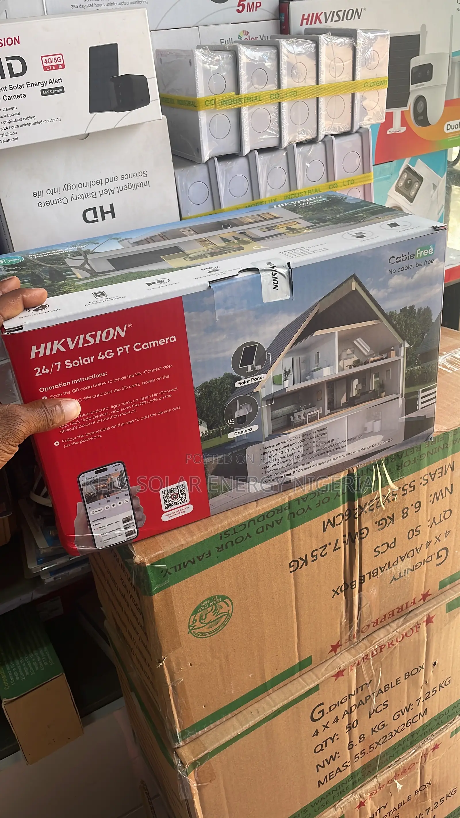 ๐ Hikvision SP4 Solar CCTV Camera