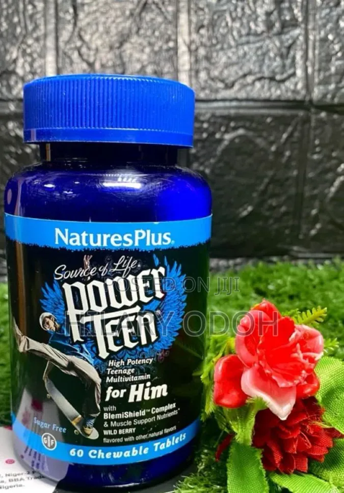 Natures Plus Power Teen for Him, 60 Chewable Tablet