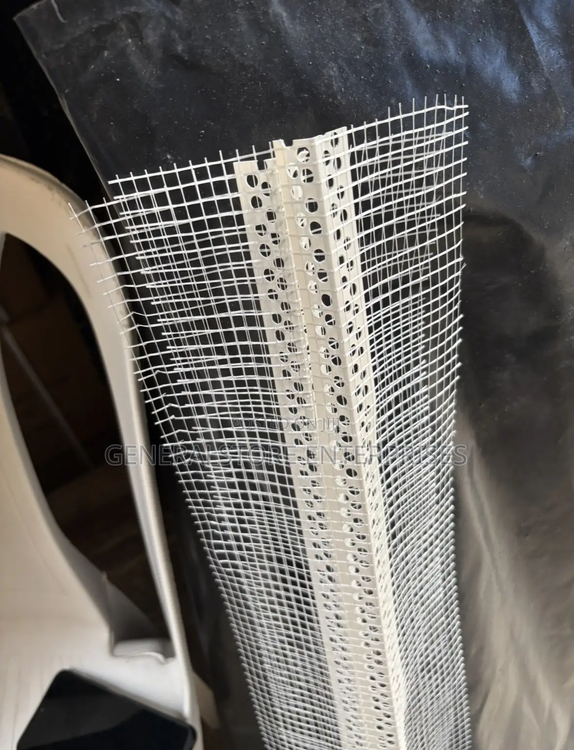 8 X 8 PVC Corner Bead ( 2 Meters ) With Fiberglass Mesh