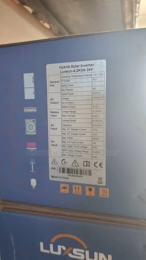 4.2kva 24v Luxsun Hybrid Solar Inverter Available