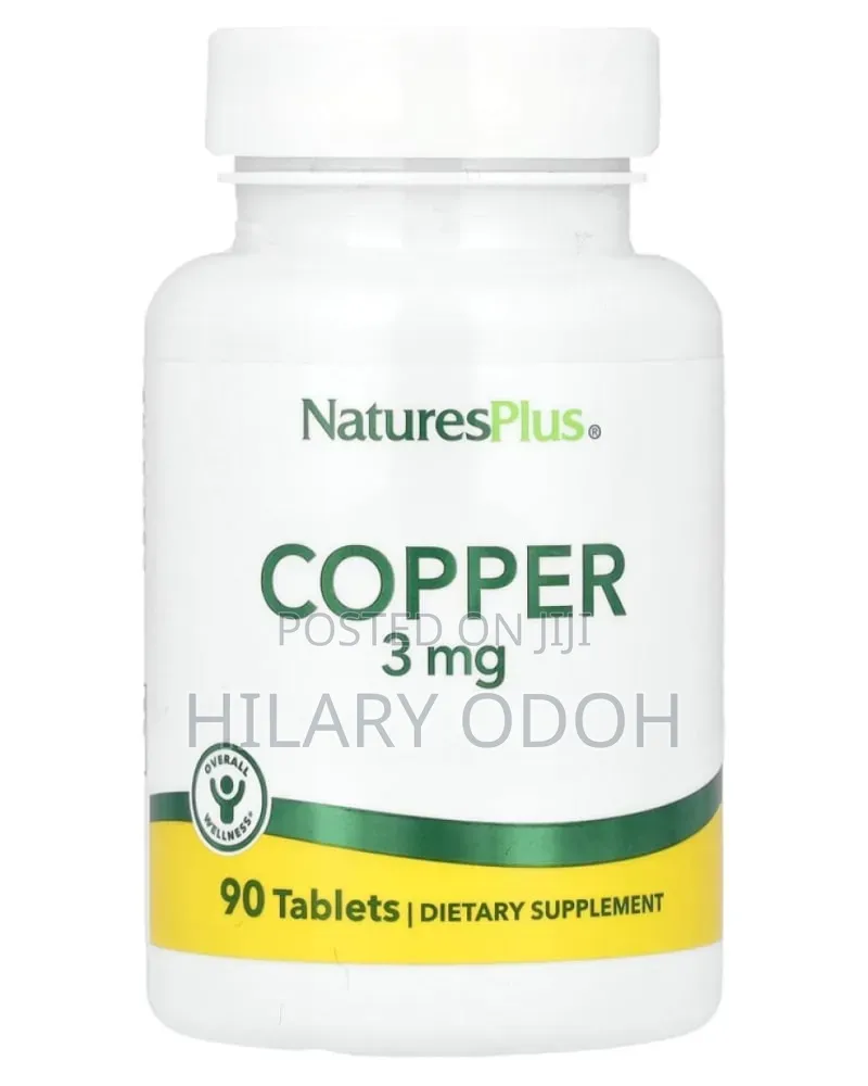 Natures Plus Copper, 3mg, 90 Tab