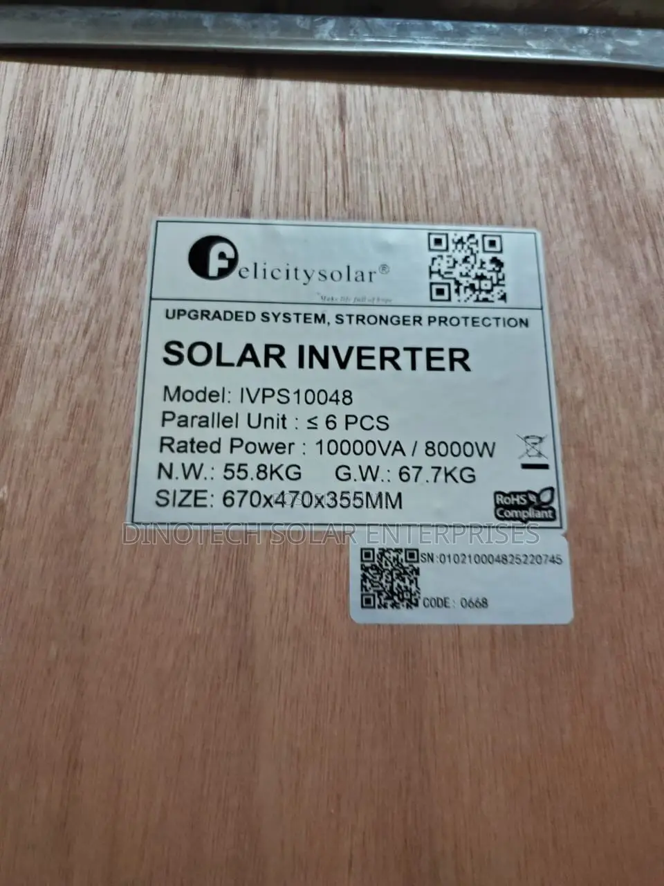 10kva 48v IVPS Felicity Solar Inverter
