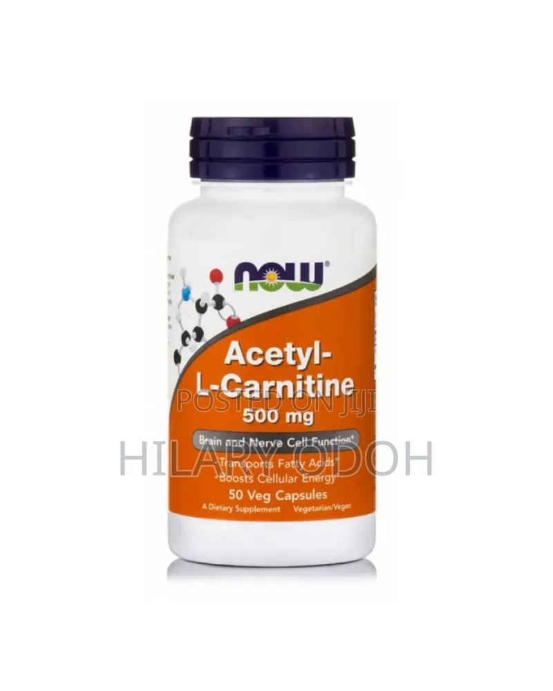 Now Foods Acetyl-L- Carnitine, 50 Veg Capsules
