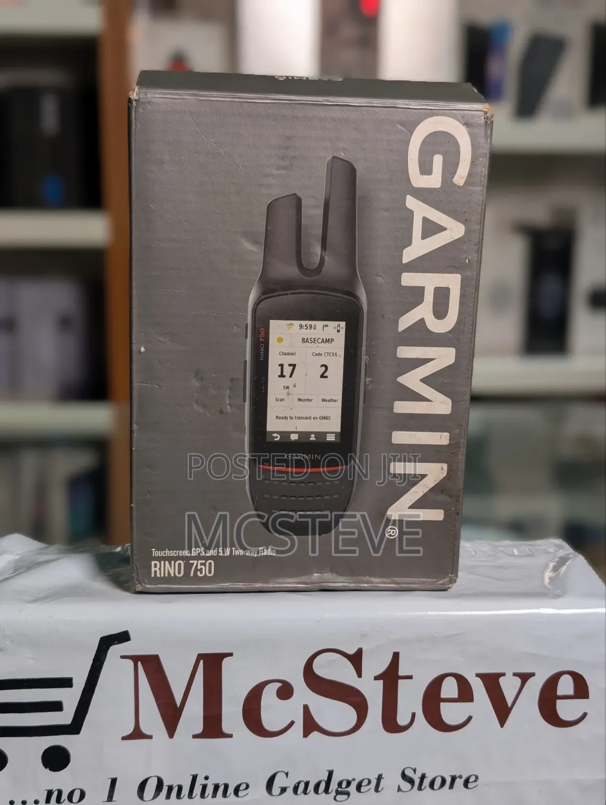 Garmin Rino 750 Touchscreen GPS Handheld Device With 5 W 2 Way Radio