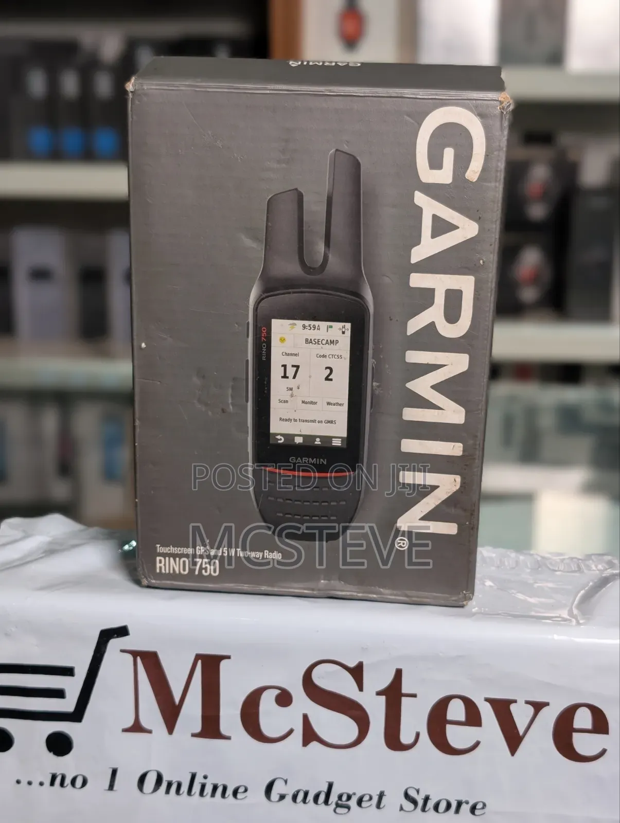 Garmin Rino 750 Touchscreen GPS Handheld Device With 5 W 2 Way Radio