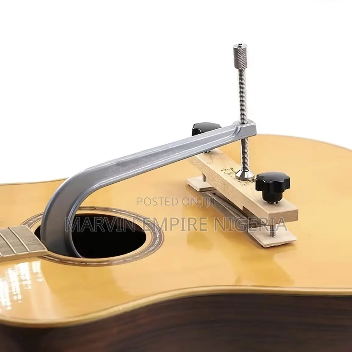 Aluminum Alloy Acoustic Guitar Bridge Repair Tool 180G Clamp Bond