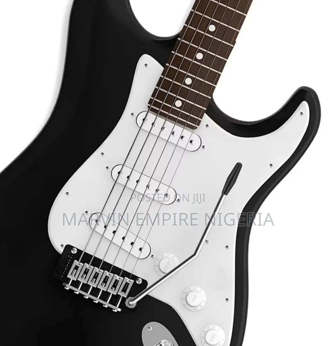 6mm & 5mm Thread Tremolo Metal Arm Electric Guitar (Silvery) Hand Gear