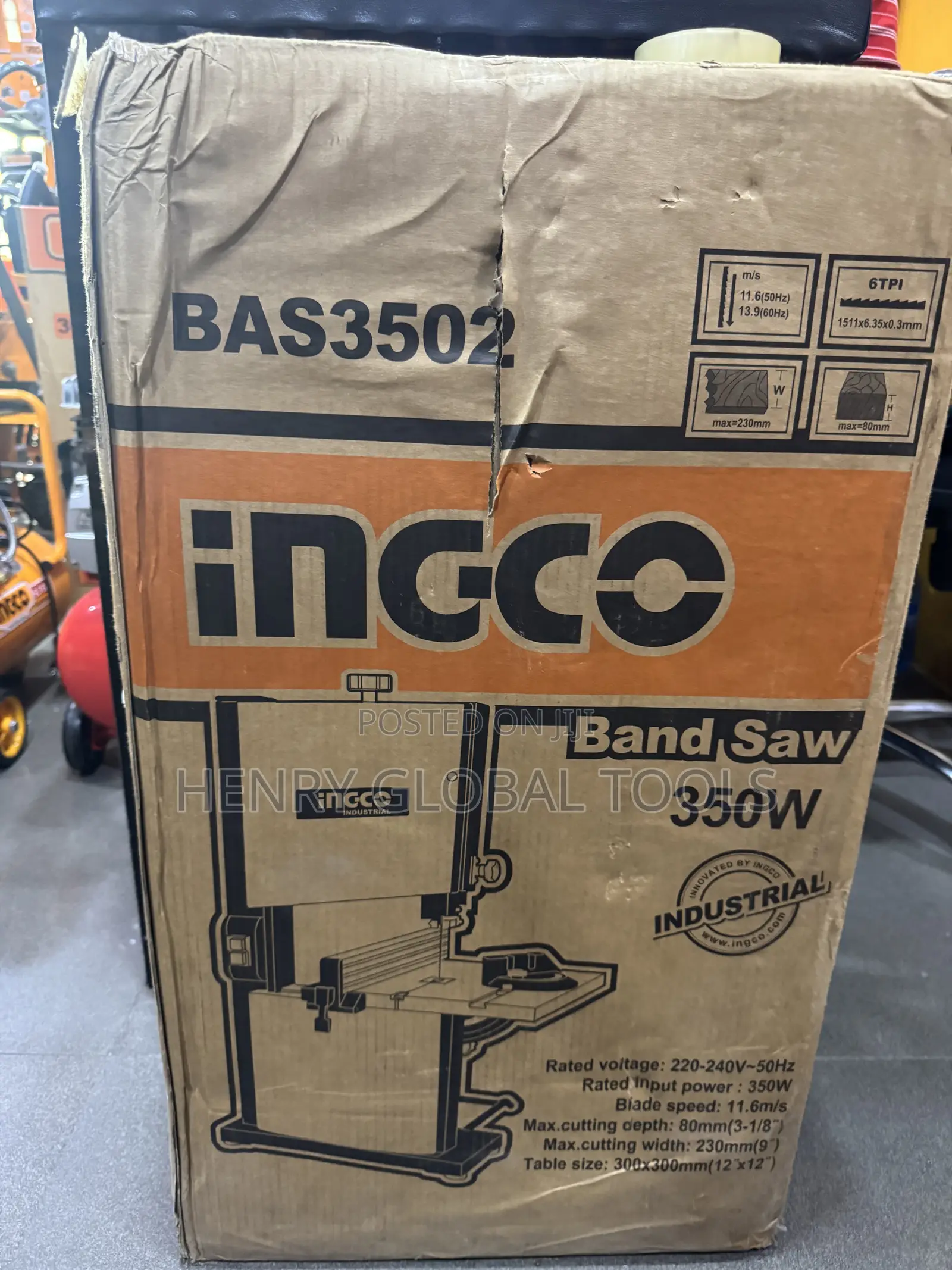 INGCO 350W Band Saw – BAS3502