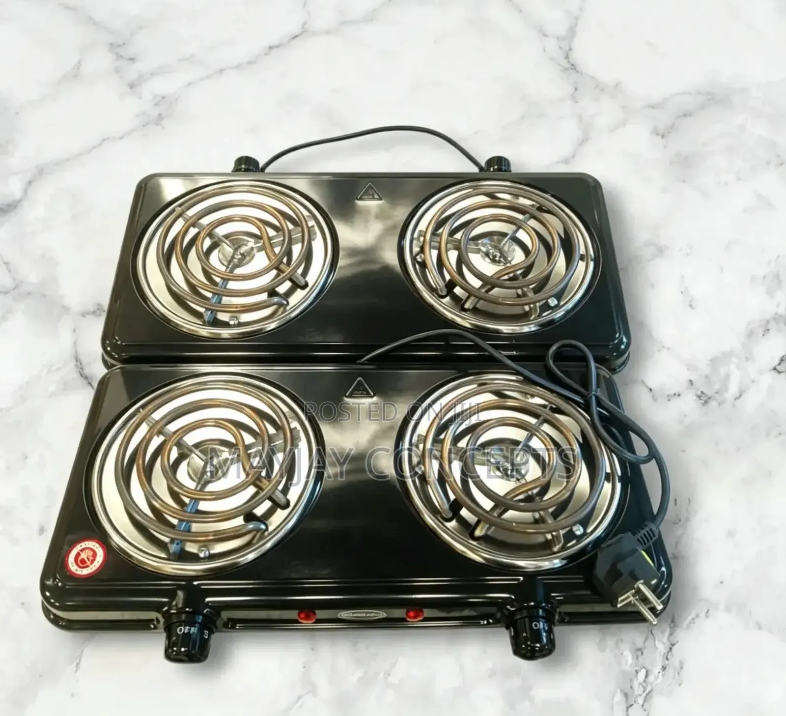 MARTS MAC MM-11078 2000W Double Electric Hot Plate-Fast Cooking Power