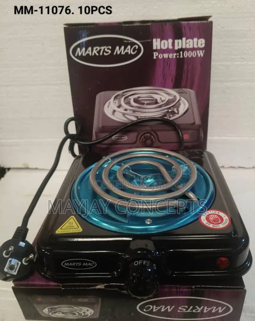 MARTS MAC 1000W Single Hot Plate | Fast & Easy Cooking