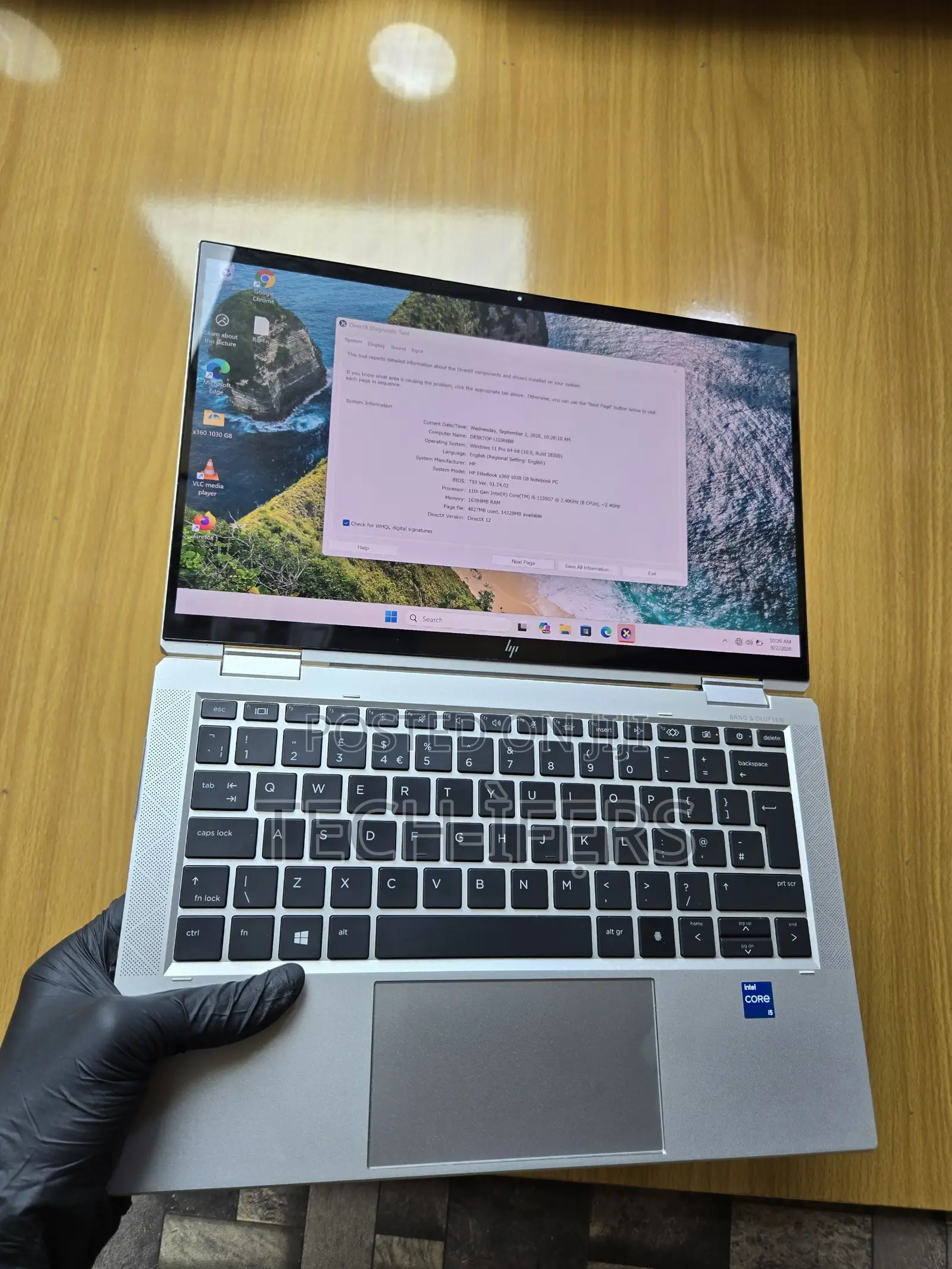 Laptop HP EliteBook x360 1030 G8 16GB Intel Core i5 SSD 256GB