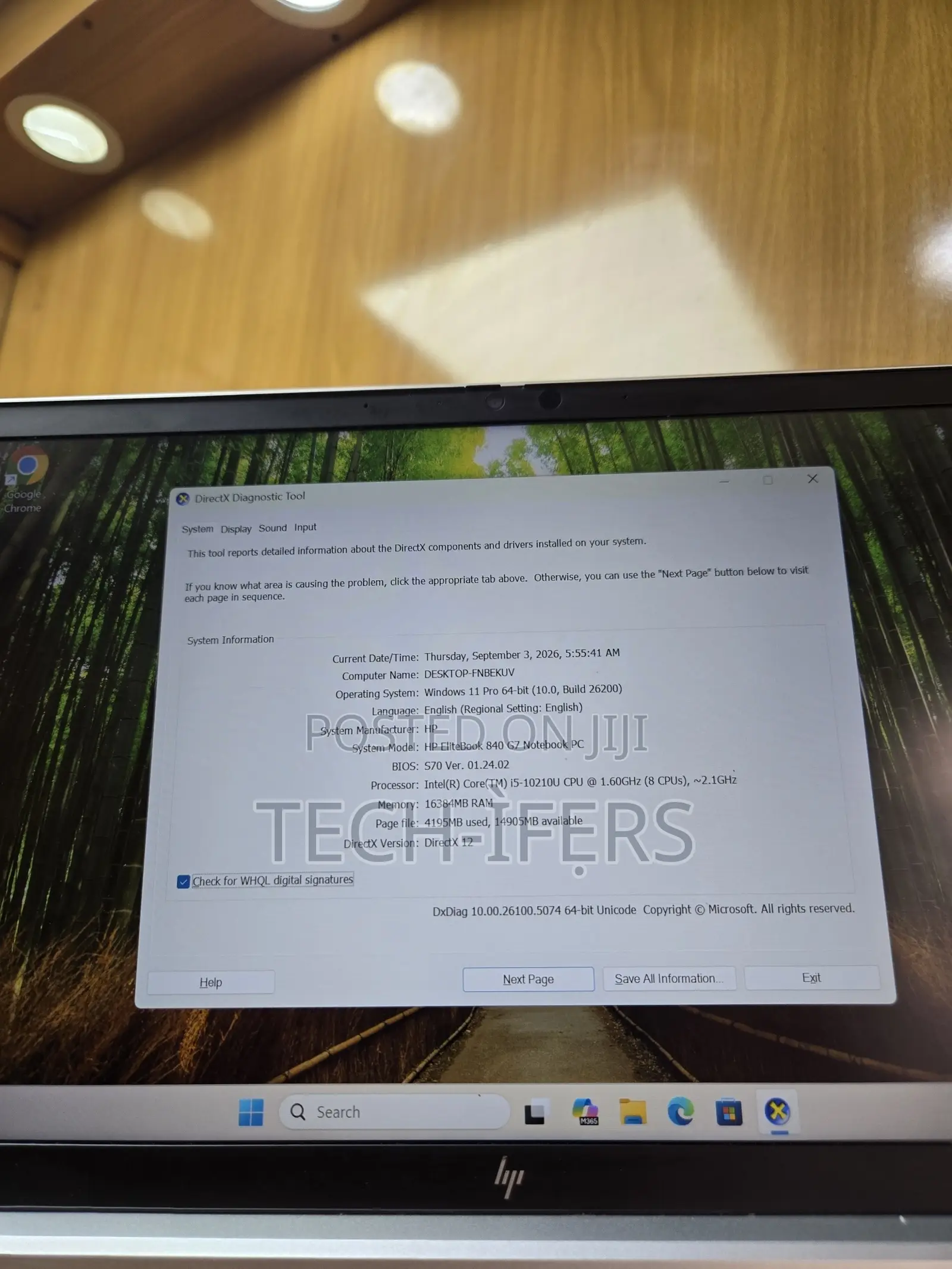 Laptop HP EliteBook 840 G7 16GB Intel Core i5 SSD 256GB