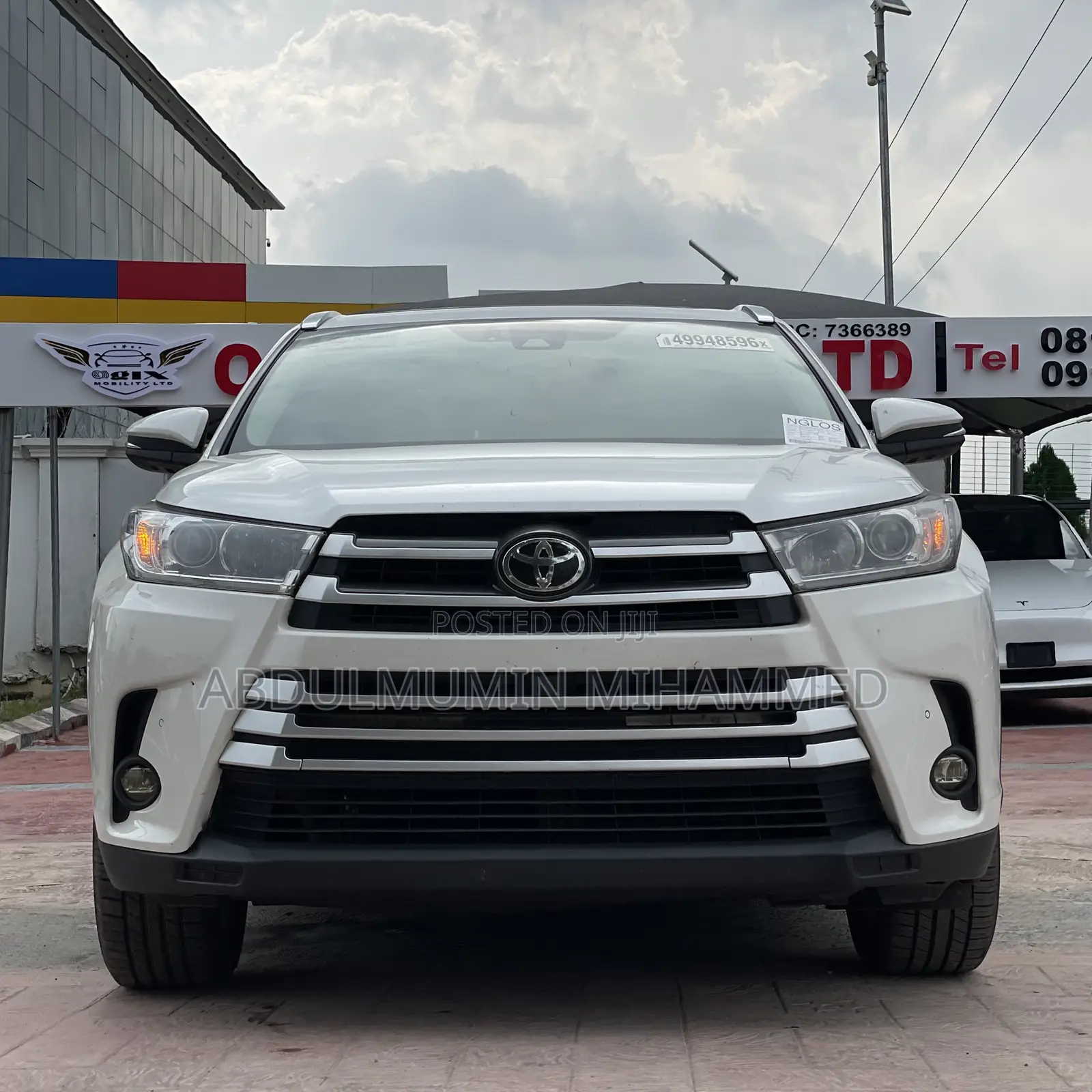 Toyota Highlander Limited 4x4 V6 (3.5L 6cyl 8A) 2017 White