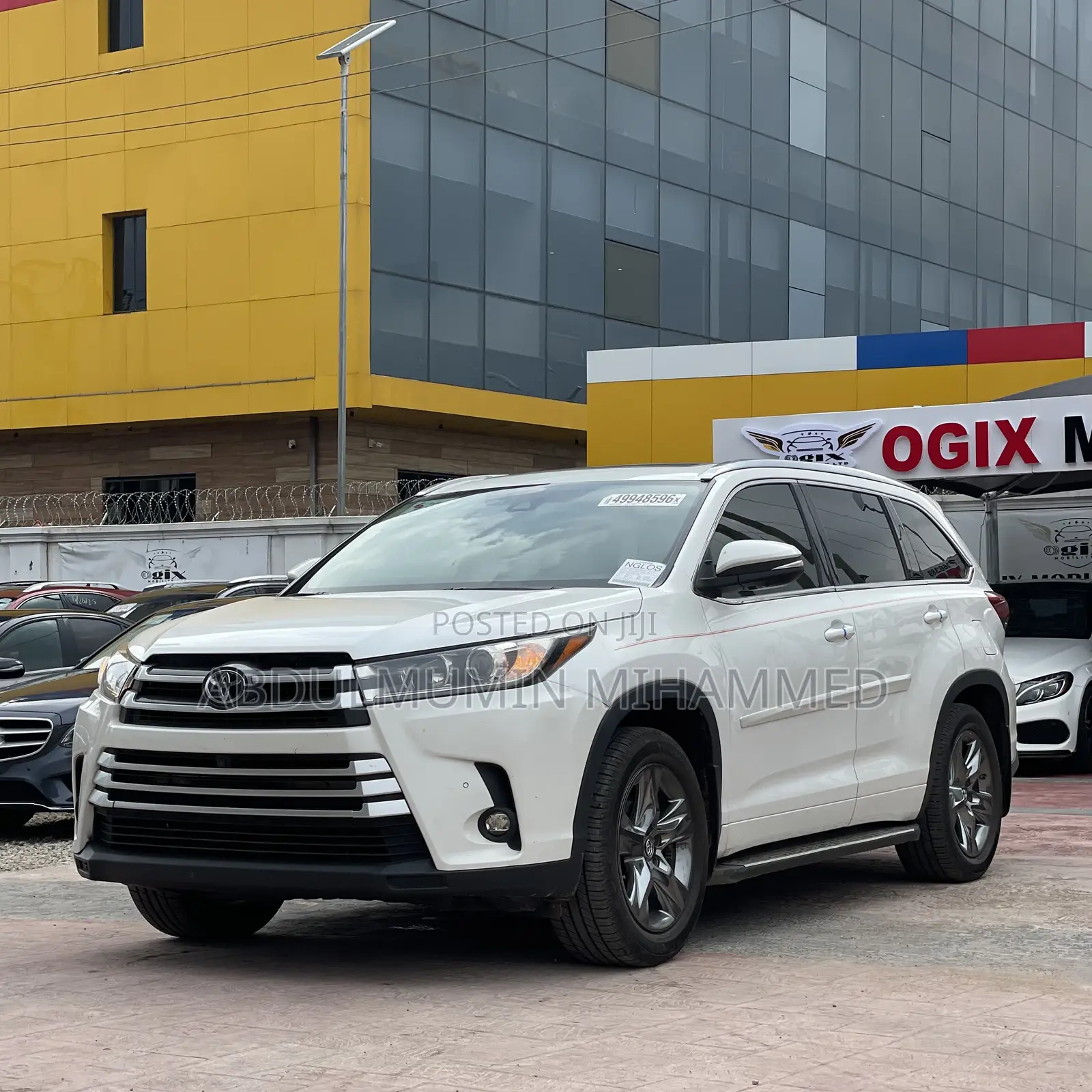 Toyota Highlander Limited 4x4 V6 (3.5L 6cyl 8A) 2017 White