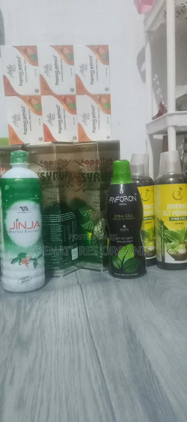 -Faforon, Juvenate Stem Cell, Jinja Extracts&Apollo Noni