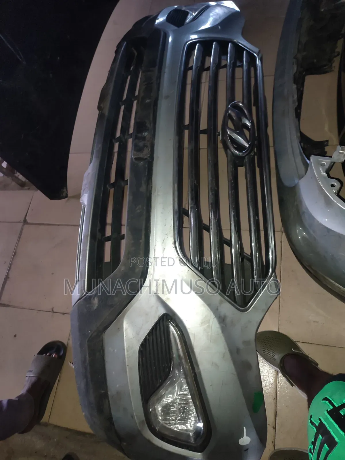 Complete Front Bumper Hyundai Grand Santa Fe 2014
