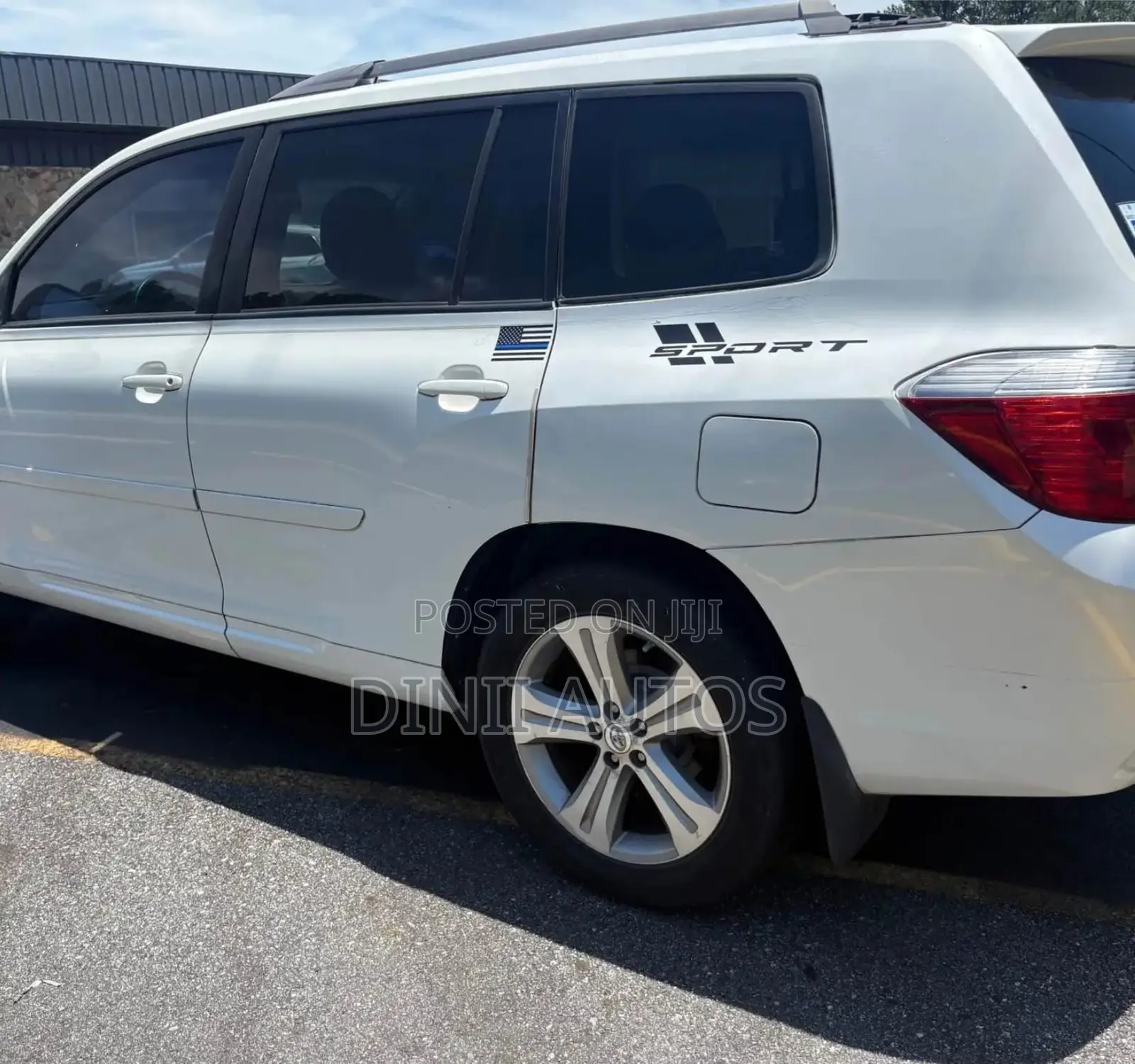 Toyota Highlander Sport 2008 White