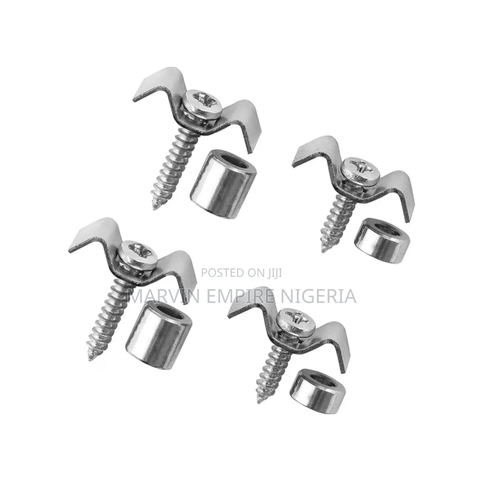 4pcs Guitar String Trees Electric With Mounting Screws Chrome