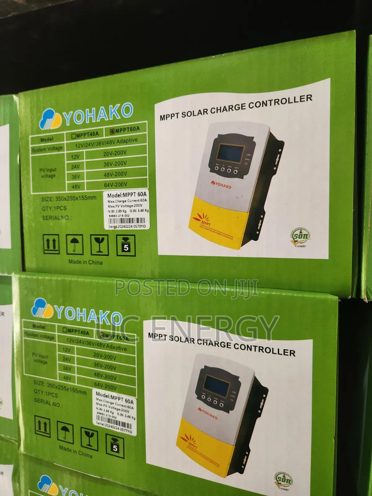 60amps 48v Yohako Solar Charge Controller