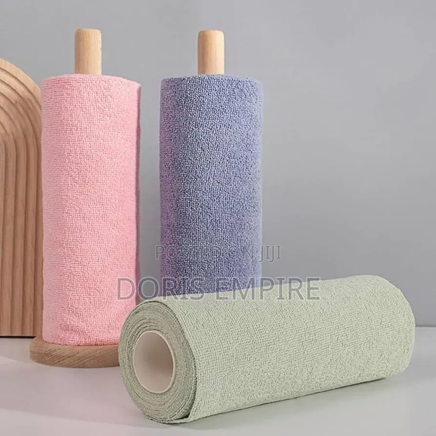 Microfiber Tear-Towel Roll, Reusable Cleaning Towel Roll