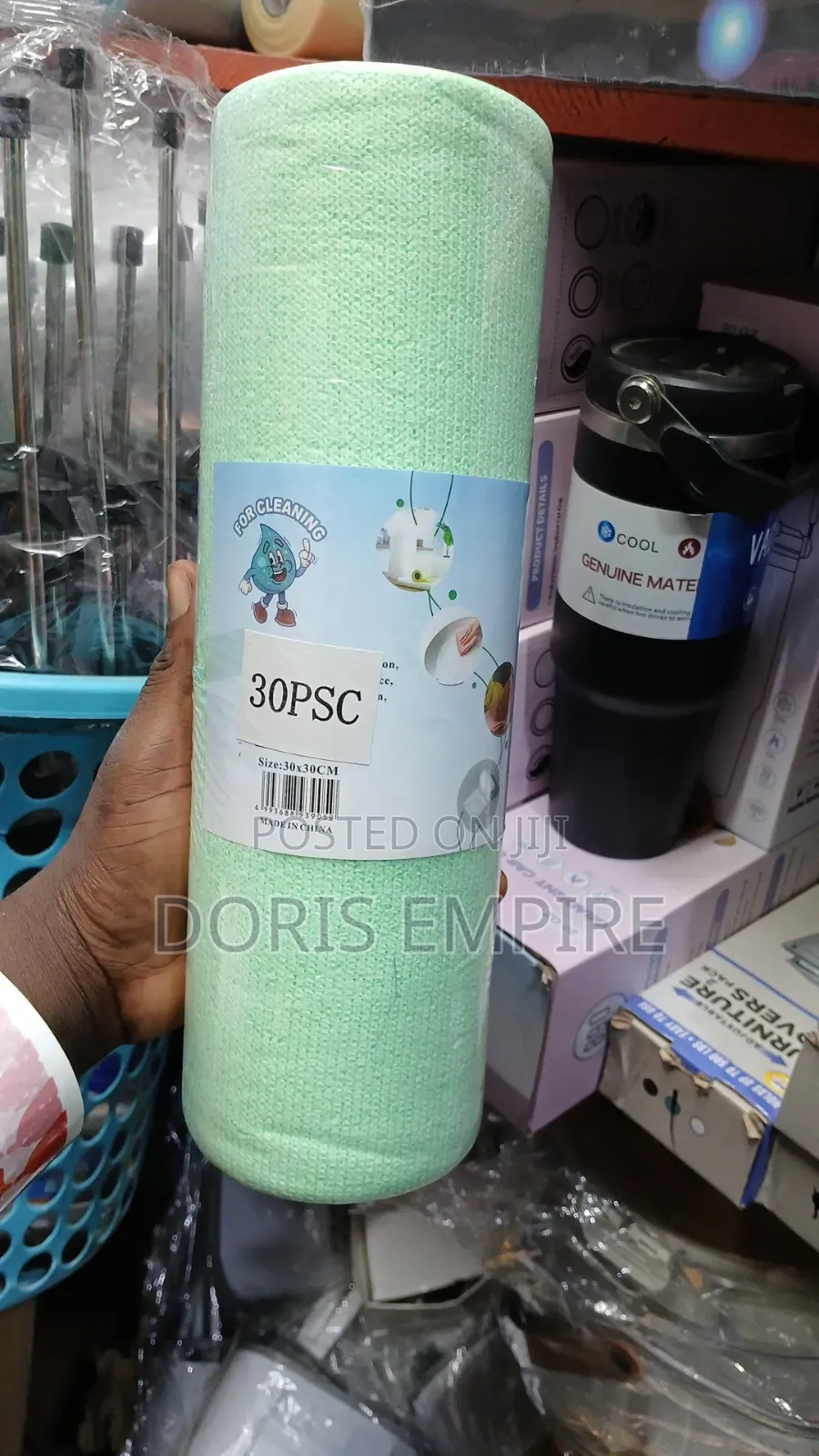 Microfiber Tear-Towel Roll, Reusable Cleaning Towel Roll