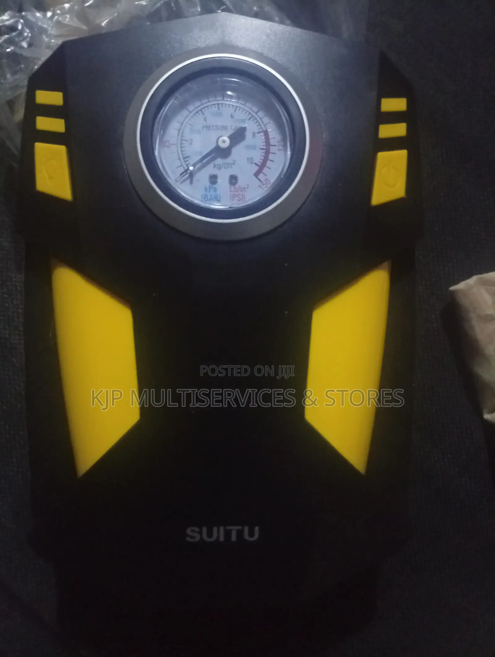 Original Car Tyre Pump (Pointer Gauge) (Original Suitu)