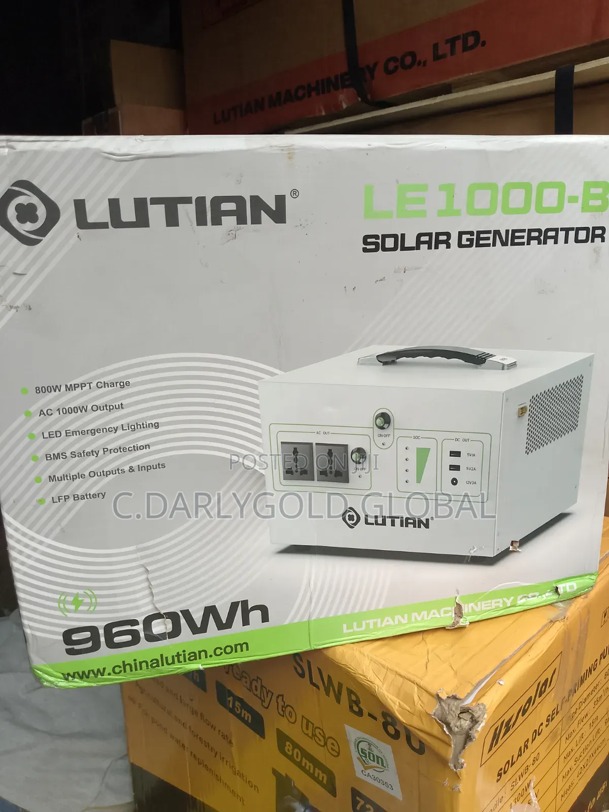 Lutian 960kwh Solar Generator/1000w Inverter