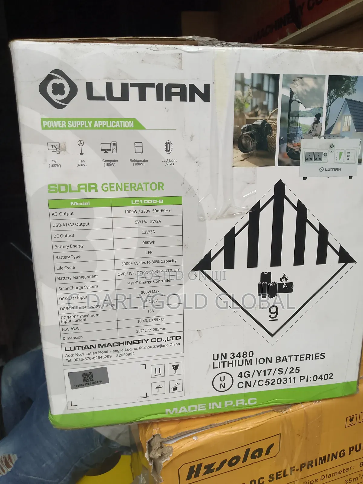 Lutian 960kwh Solar Generator/1000w Inverter