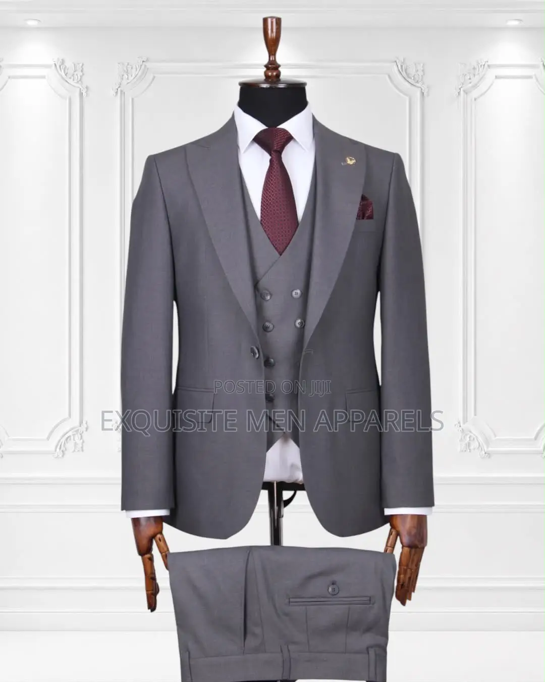 Italian Made Mario Casas Corporate Men Suit