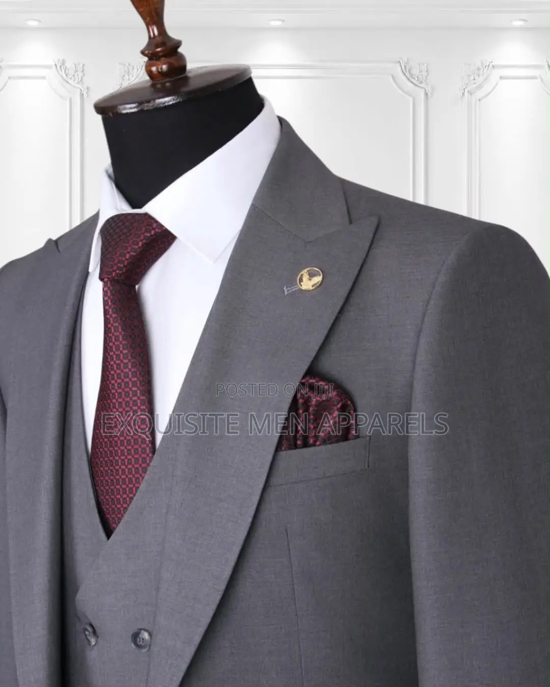 Italian Made Mario Casas Corporate Men Suit