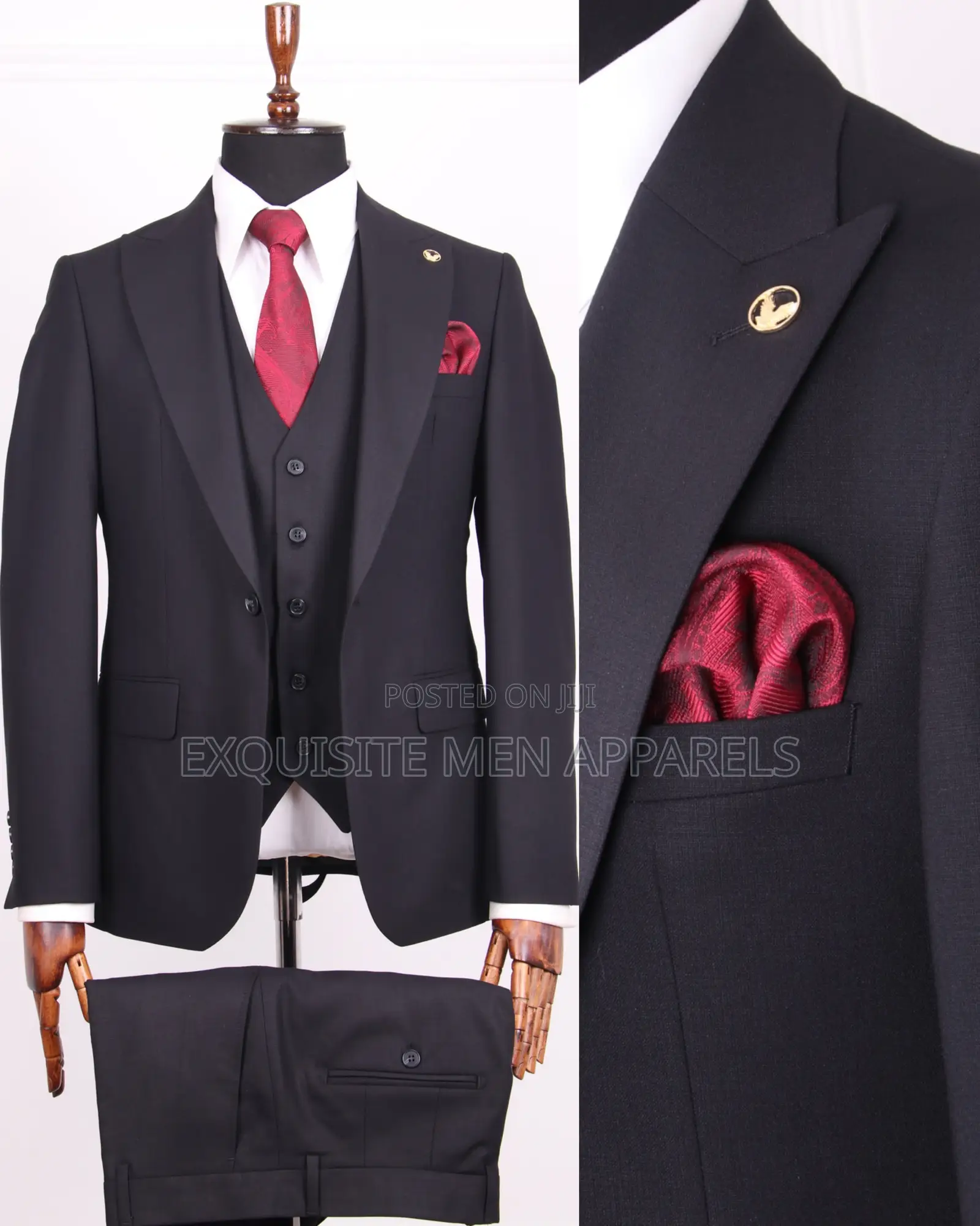 Italian Made Mario Casas Corporate Men Suit